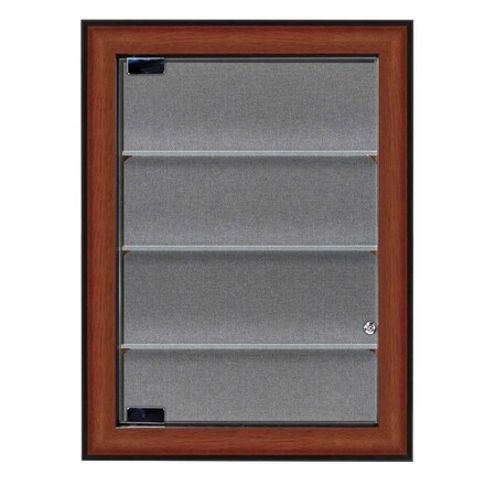 United Visual Products Indoor Enclosed Combo Board, 72"x36", Bronze Frame/Blue & Apricot UVCB7236BZ-BLUE-APRICOT